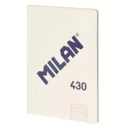 (57242G48BG) MILAN LIBRETA ENCOLADA A4 48H PAPEL 95GR  1 LÍNEA 7MM SERIE 1918 BEIGE