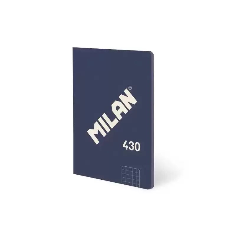 (57263G48B) MILAN LIBRETA ENCOLADA A6 48H 95GR CUADRICULADA 5X5 COLECCIÓN 430 SINCE 1918 AZUL
