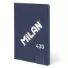 (57263G48B) MILAN LIBRETA ENCOLADA A6 48H 95GR CUADRICULADA 5X5 COLECCIÓN 430 SINCE 1918 AZUL