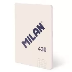 (57263G48BG) MILAN LIBRETA ENCOLADA A6 48H 95GR CUADRICULADA 5X5 COLECCIÓN 430 SINCE 1918 BEIGE