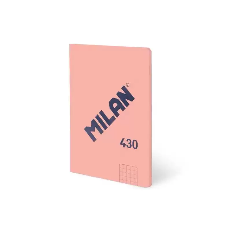 (57263G48P) MILAN LIBRETA ENCOLADA A6 48H 95GR CUADRICULADA 5X5 COLECCIÓN 430 SINCE 1918 ROSA