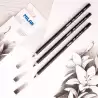 (07B622203) MILAN LÁPICES DE CARBONCILLO ART MINA GRUESA Ø4MM CAJA 3 UD NEGRO