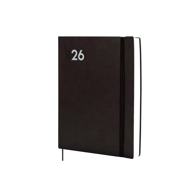 (621196026) FINOCAM AGENDA DYNAMIC MARA Y12-210X270MM 1DP TAPA BLANDA NEGRO 2026 CATALÁN