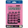 (150610TDPBL) MILAN CALCULADORA TOUCH DUO 10 DIGITOS DUAL BLISTER ROSA