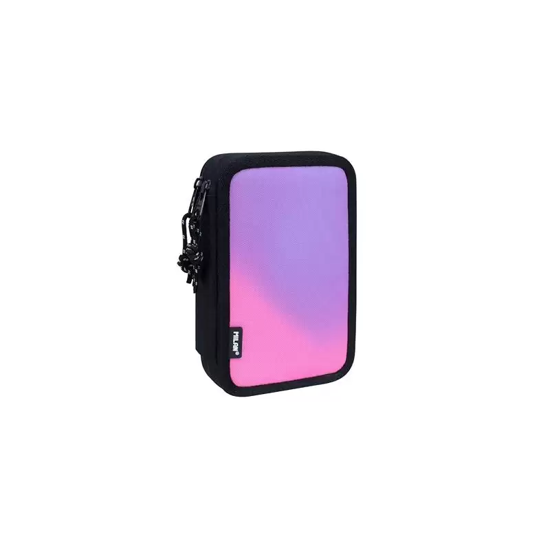 (081264SNK1P) MILAN PLUMIER 2 PISOS C/CONTENIDO SUNSET NEGRO/ROSA