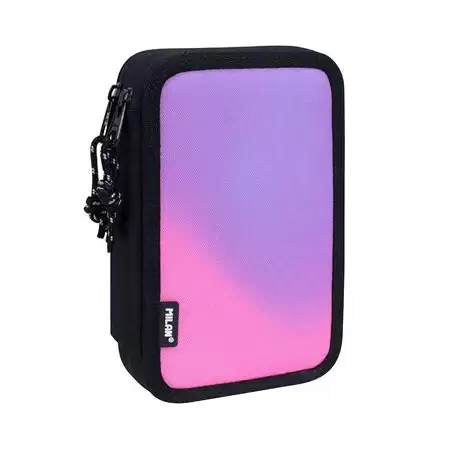 (081264SNK1P) MILAN PLUMIER 2 PISOS C/CONTENIDO SUNSET NEGRO/ROSA