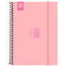(633080226) FINOCAM AGENDA PARA ESTUDIANTES ESPIRAL E10 - 155X212MM SVH ROSA 2025-2026
