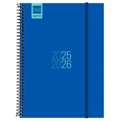 (633081526) FINOCAM AGENDA PARA ESTUDIANTES ESPIRAL E10 - 155X212MM SVH AZUL 2025-2026