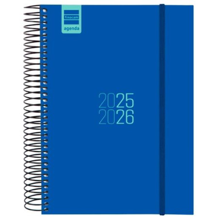 (633121526) FINOCAM AGENDA PARA ESTUDIANTES ESPIRAL E10 - 155X212MM 1DP AZUL 2025-2026