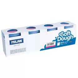 (9135113304) MILAN PASTA BLANDA SOFT DOUGH BOTE 116GR ROSA CAJA 4 UD