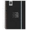 (633486026) FINOCAM AGENDA PARA ESTUDIANTES ESPIRAL E8 - 120X171MM SVH NEGRO 2025-2026