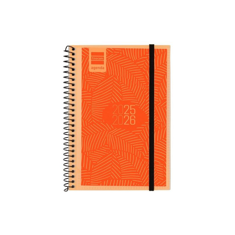 (634600126) FINOCAM AGENDA PARA ESTUDIANTES ESPIRAL E8 - 120X171MM SVH PERSONALIZABLE 2025-2026