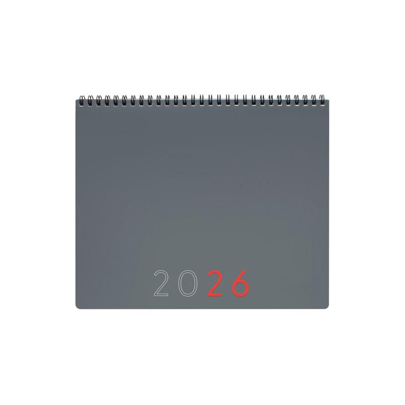 (625505026) FINOCAM PLANIFICADOR AGENDA + NOTAS 250X200MM MES VISTA GRIS 2026 INTERNACIONAL