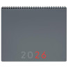 (625505026) FINOCAM PLANIFICADOR AGENDA + NOTAS 250X200MM MES VISTA GRIS 2026 INTERNACIONAL