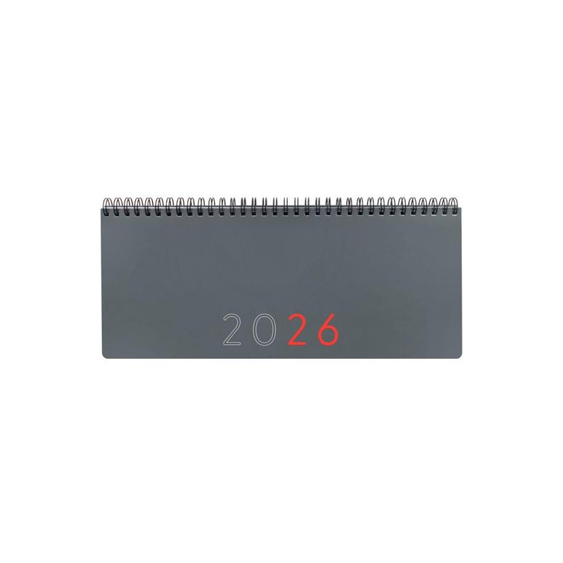 (625515026) FINOCAM PLANIFICADOR AGENDA + NOTAS 290X116MM SEMANA VISTA GRIS 2026