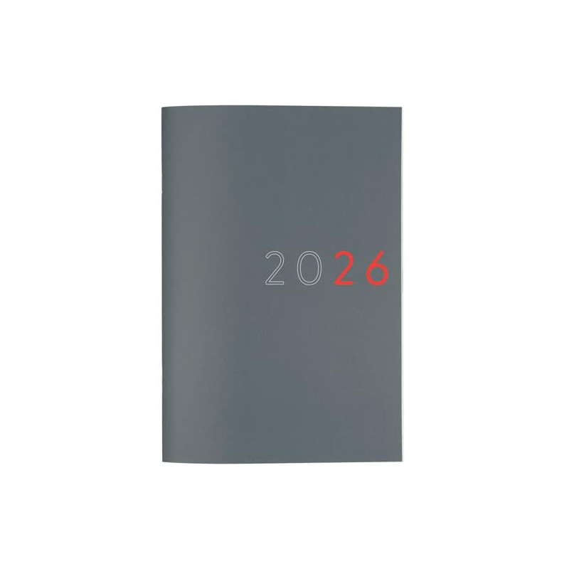 (625535026) FINOCAM PLANIFICADOR AGENDA Y11-165X240MM MES VISTA GRIS 2026 INTERNACIONAL