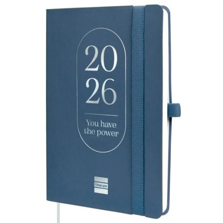 (627300526) FINOCAM AGENDA CAPRI ESPIRAL 16 MESES F4 SVH CIERRE C/GOMA TAPA BLANDA POWER 2025-2026