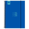(633081526) FINOCAM AGENDA PARA ESTUDIANTES ESPIRAL E10 - 155X212MM SVH AZUL 2025-2026