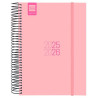 (633120226) FINOCAM AGENDA PARA ESTUDIANTES ESPIRAL E10 - 155X212MM 1DP ROSA 2025-2026