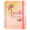 (647010226) FINOCAM AGENDA THE FLOWER JOURNAL ESPIRAL DOBLE E10 - 155X212MM SVH TAPA DURA ROSA 2025-2026