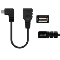 (10.01.3600) NANOCABLE CABLE USB 2.0 OTG ACODADO TIPO MICRO B/M-A/H NEGRO 15 CM