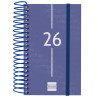 (741081026) FINOCAM AGENDA ESPIRAL YEAR E3-79X127MM 1DP TAPA PP AZUL 2026