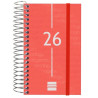 (741083026) FINOCAM AGENDA ESPIRAL YEAR E3-79X127MM 1DP TAPA PP ROJO 2026