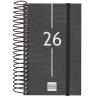(741086026) FINOCAM AGENDA ESPIRAL YEAR E3-79X127MM 1DP TAPA PP NEGRO 2026