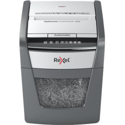 (2020050XEU) REXEL DESTRUCTORA AUTOMÁTICA OPTIMUN AUTOFEED + 50X 20L CORTE PARTÍCULAS NEGRO