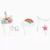 (116-1010) OH YEAH PHOTOCALL UNICORNIO SET DE 5 PIEZAS