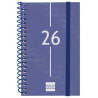 (741421026) FINOCAM AGENDA ESPIRAL YEAR E3-79X127MM SVH TAPA PP AZUL 2026
