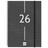 (741456026) FINOCAM AGENDA ESPIRAL YEAR E10-155X212MM SVH TAPA PP NEGRO 2026