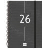 (742036026) FINOCAM AGENDA ESPIRAL YEAR E10-155X212MM SVV TAPA PP NEGRO 2026
