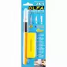 (AK-4) OLFA CORTADOR ART KNIFE PRO DE PRECISIÓN  AK-4 CON 4 CUCHILLAS INTERCAMBIABLES