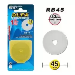 (RB45-1) OLFA REPUESTO PARA CUTTER RTY-2  / 1 CUCHILLA