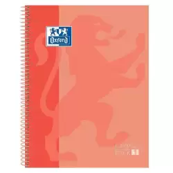 (400119096) OXFORD CUADERNO CLASSIC EUROPEANBOOK 1 WRITE&ERASE 80H A4+ 5X5MM MICROPERFORADO T/EXTRADURA MELOCOTON