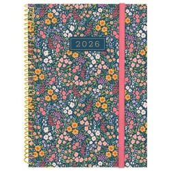 (742233026) FINOCAM AGENDA ESPIRAL DESIGN COLLECTION E10-155X212MM SVH TAPA PP FLORA 2026