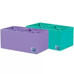 (400175164) OXFORD ORGANIZADOR SOBREMESA 2X4 PARA MATERIAL DE ESCRITURA C/SURTIDOS