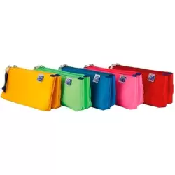 (400150285) OXFORD KANGOO KIDS ESTUCHE PORTATODO DOBLE POLIÉSTER COLORES SURTIDOS