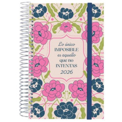 (742292526) FINOCAM AGENDA ESPIRAL DESIGN COLLECTION E5-117X181MM 1DP TAPA PP IMPOSIBLE 2026