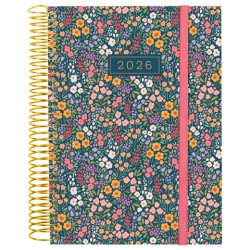 (742313026) FINOCAM AGENDA ESPIRAL DESIGN COLLECTION E10-155X212MM 1DP TAPA PP FLORA 2026