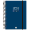 (742911026) FINOCAM AGENDA ESPIRAL OPAQUE E10-155X212MM 1DP TAPA PP AZUL 2026