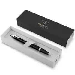(1931665) PARKER BOLÍGRAFO IM BLACK CHROME TRIM BALLPOINT PUNTA MEDIA TINTA AZUL
