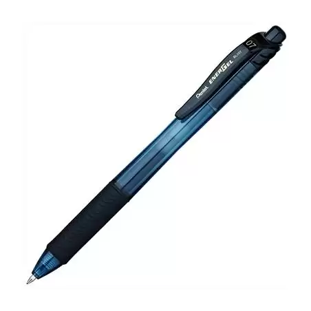 (BL107-AX) PENTEL BOLÍGRAFO ENERGEL RETRÁCTIL PUNTA 0.7MM NEGRO CAJA 12 UD
