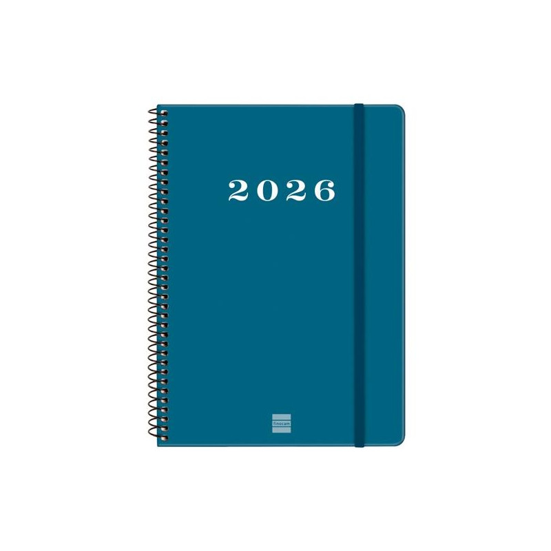 (743501026) FINOCAM AGENDA ESPIRAL MY E10-155X212MM SVH TAPA DURA AZUL 2026