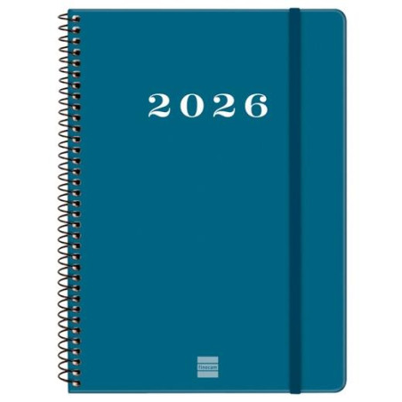 (743501026) FINOCAM AGENDA ESPIRAL MY E10-155X212MM SVH TAPA DURA AZUL 2026