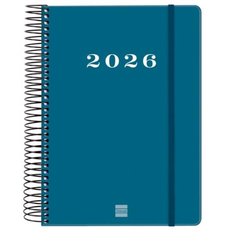 (743521026) FINOCAM AGENDA ESPIRAL MY E10-155X212MM 1DP TAPA DURA AZUL 2026