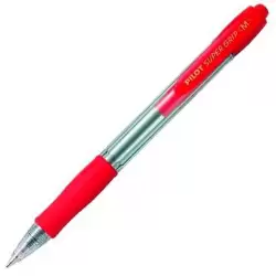 (BPGP-10R-M-R) PILOT BOLÍGRAFO SUPERGRIP M ROJO CUERPO ROJO