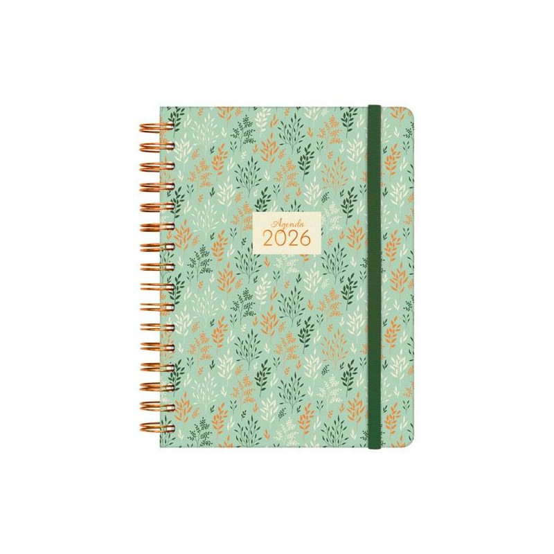 (760063026) FINOCAM AGENDA ESPIRAL YOU E10-155X212MM 1DP TAPA DURA TRIGO 2026