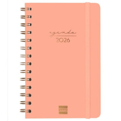 (762000526) FINOCAM AGENDA ESPIRAL ALMA E5-117X181MM SVH TAPA DURA CORAL 2026